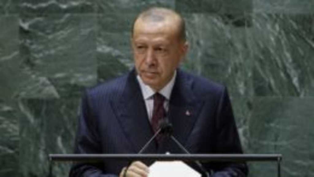 Na snímke turecký prezident Recep Tayyip Erdogan.