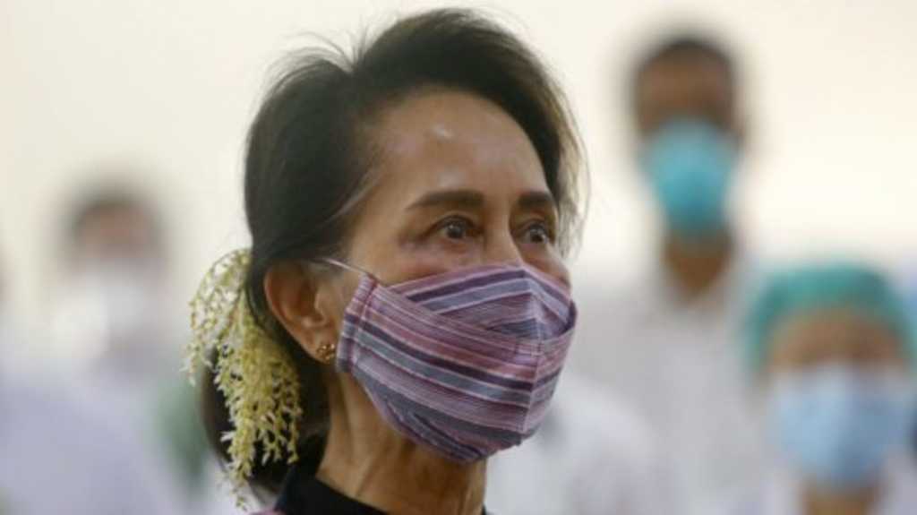 Na archívnej snímke mjanmarská líderka Aun Schan Su Ťij.
