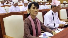 bývalá mjanmarská líderka Aun Schan Su Ťij