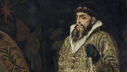 Na snímke prvý ruská cár Ivan IV. Hrozný.