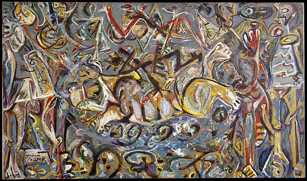 Obraz Pasiphäe (1943) od Jacksona Pollocka.