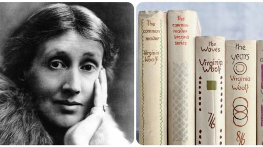 Spisovateľka Virginia Woolfová a jej knihy.