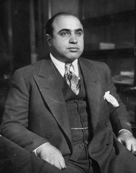 Americký gangster Al Capone.
