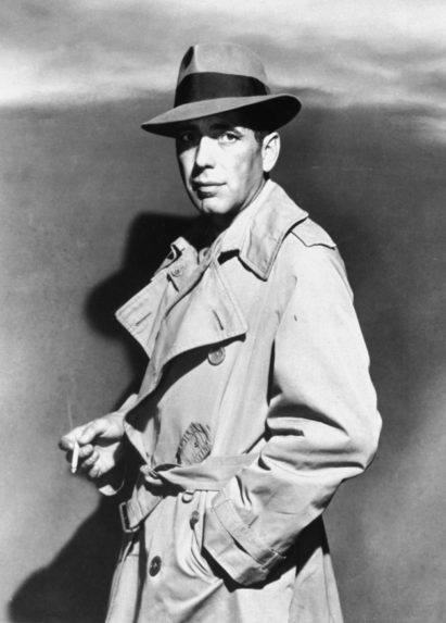 Americký herec Humphrey Bogart.