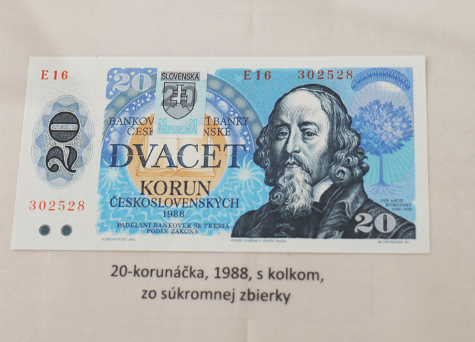Bankovka Albína Brunovského.