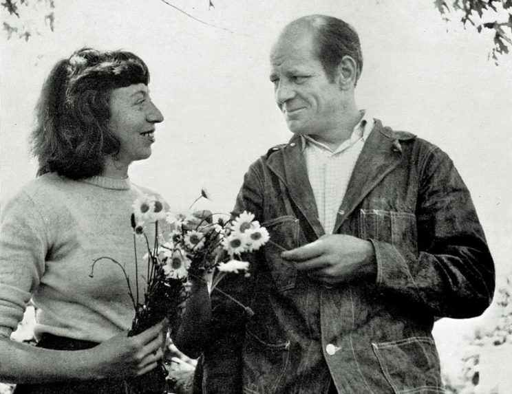 Jackson Pollock so svojou manželkou Lee Krasnerovou.