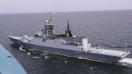 ruská vojnová loď