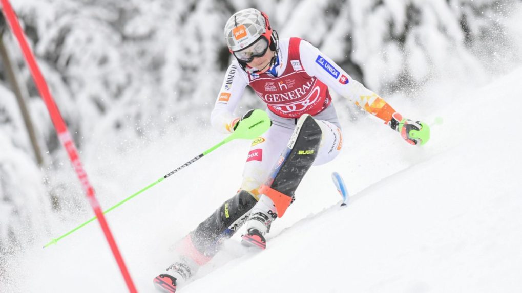 Petra Vlhová je po prvom kole slalomu v Slovinsku priebežne druhá