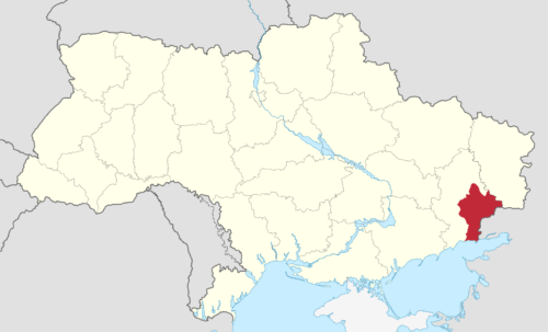 DĽR na území Ukrajiny.