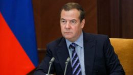 Podpredseda Bezpečnostnej rady Ruskej federácie Dmitrij Medvedev.