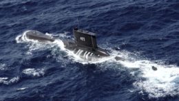 Na snímke ponorka v mori