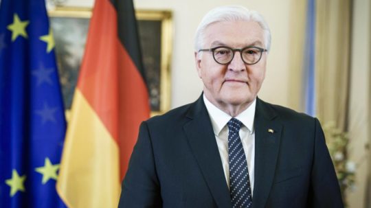 Na snímke nemecký prezident Frank-Walter Steinmeier.