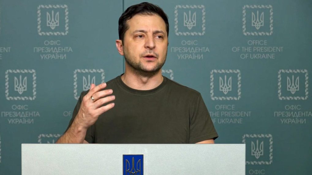 Zelenskyj varoval, že ak sa Ukrajina neubráni, Rusko zaútočí na ďalšie štáty