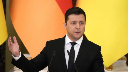 Ukrajinský prezident Volodymyr Zelenskyj.