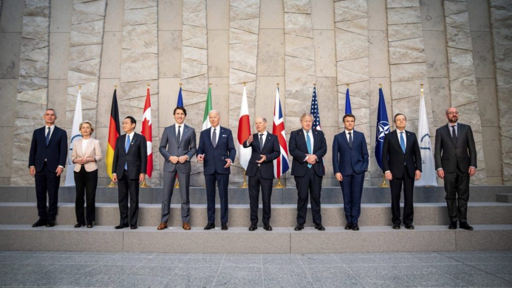Lídri krajín zoskupenia G7.