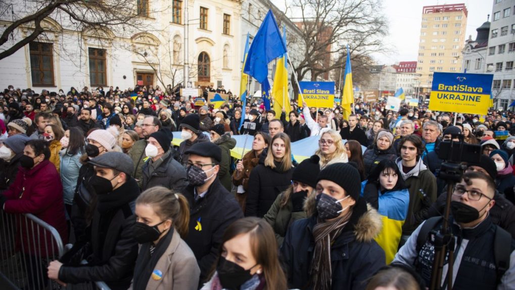 V Bratislave bude v piatok ďalšie protestné zhromaždenie Mier Ukrajine
