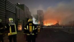 výbuch v nákupnom centre v Kyjeve