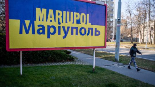 Nápis Mariupol.