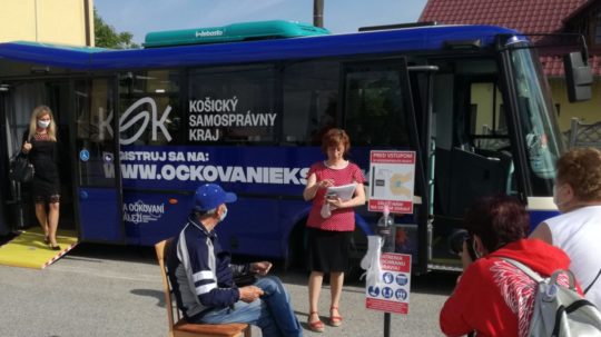 Očkovací autobus KSK