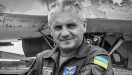 Ukrajinský pilot Oleksandr Oksačenko.