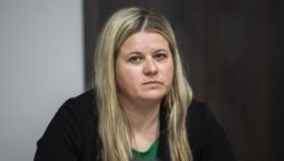 Na snímke predsedníčka Mandátového a imunitného výboru NR SR Anna Andrejuvová (OĽANO).