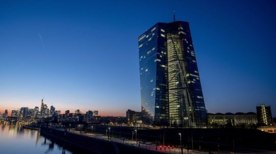 Budova Európskej centrálnej banky.