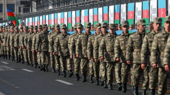 Azerbajdžanskí vojaci.
