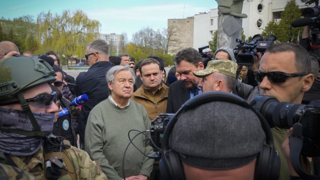 Guterres: OSN urobí všetko pre záchranu ľudí z Mariupolu