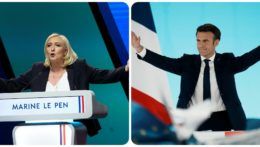 Marine Le Penová a Emmanuel Macron.