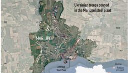 Mariupol na mape