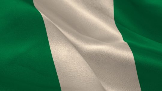 Na ilustračnej snímke nigérijská vlajka.