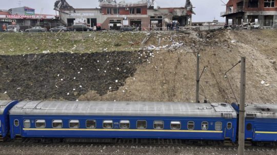 vlak na Ukrajine