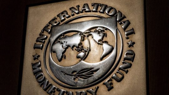 Logo Medzinárodného menového fondu.