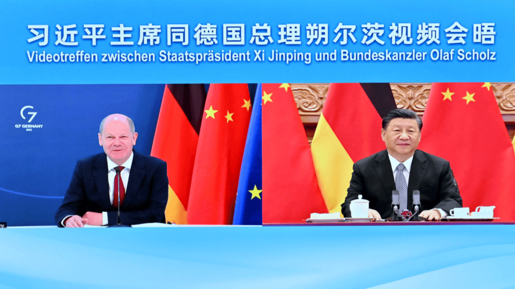 Čínsky prezident Si Ťin-Pching hovoril so Scholzom