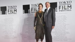 Americký filmový režisér Robert Zemeckis a jeho manželka Leslie.