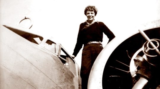 Americká pilotka Amelia Earhartová.