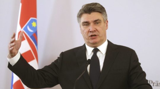 Chorvátsky prezident Zoran Milanovič.