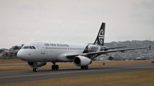 lietadlo aerolínií Air New Zealand