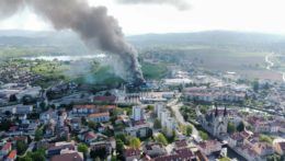 výbuch v Slovinsku