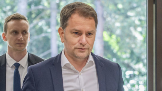 Na snímke minister financií SR a podpredseda vlády Igor Matovič (OĽANO).