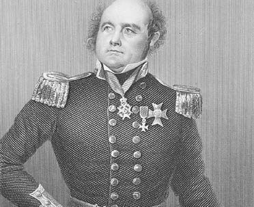 britský admirál a moreplavec John Franklin.