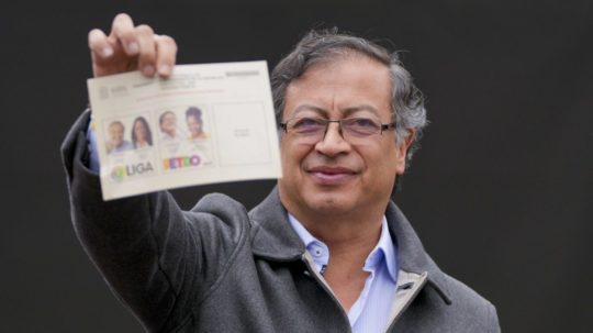 Nový kolumbijský prezident Gustavo Petro.