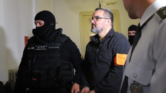 Obvinený Martin Kvietik na Špecializovanom trestnom súde v Banskej Bystrici.