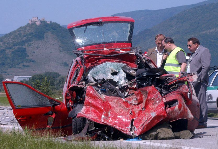 Dopravná nehoda, pri ktorej zomrel Ján Langoš.