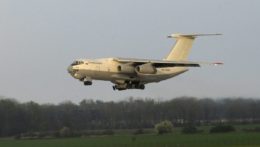 Nákladné lietadlo Il-76.