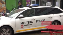 Auto mestskej bratislavskej polície.