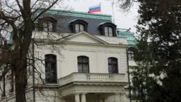 Na snímke budova ruského veľvyslanectva v Prahe.