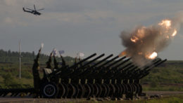 vojenské cvičenie v Rusku
