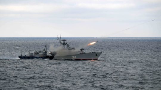 ruská vojnová loď