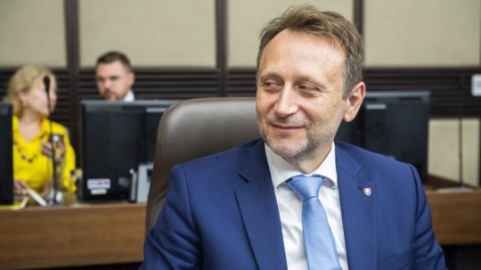 Na snímke minister pôdohospodárstva a rozvoja vidieka SR Samuel Vlčan (nominant OĽANO).